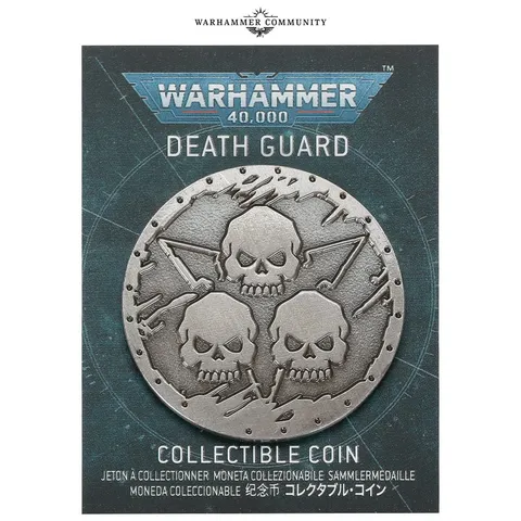 Death Guard collectable coin
