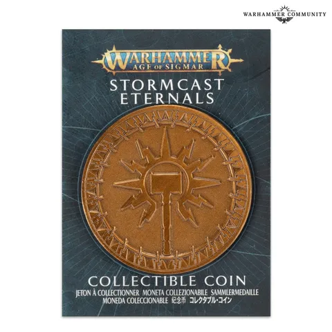 Stormcast Eternals collectable coin