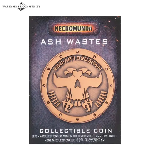 Ash Wastes collectable coin