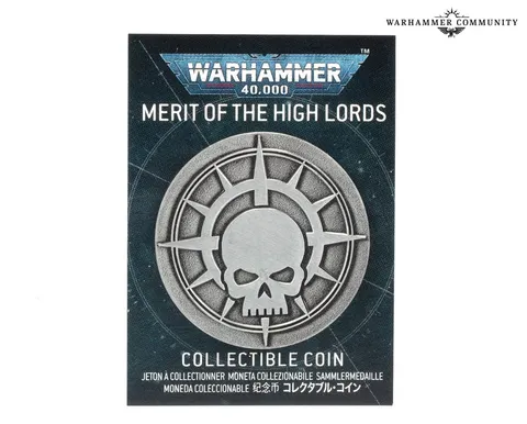 Merit of the High Lords collectable coin