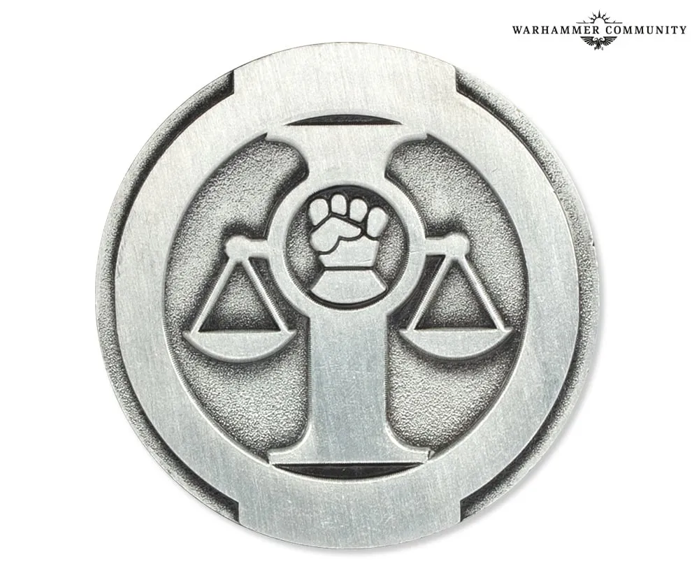 Adeptus Arbites collectable coin