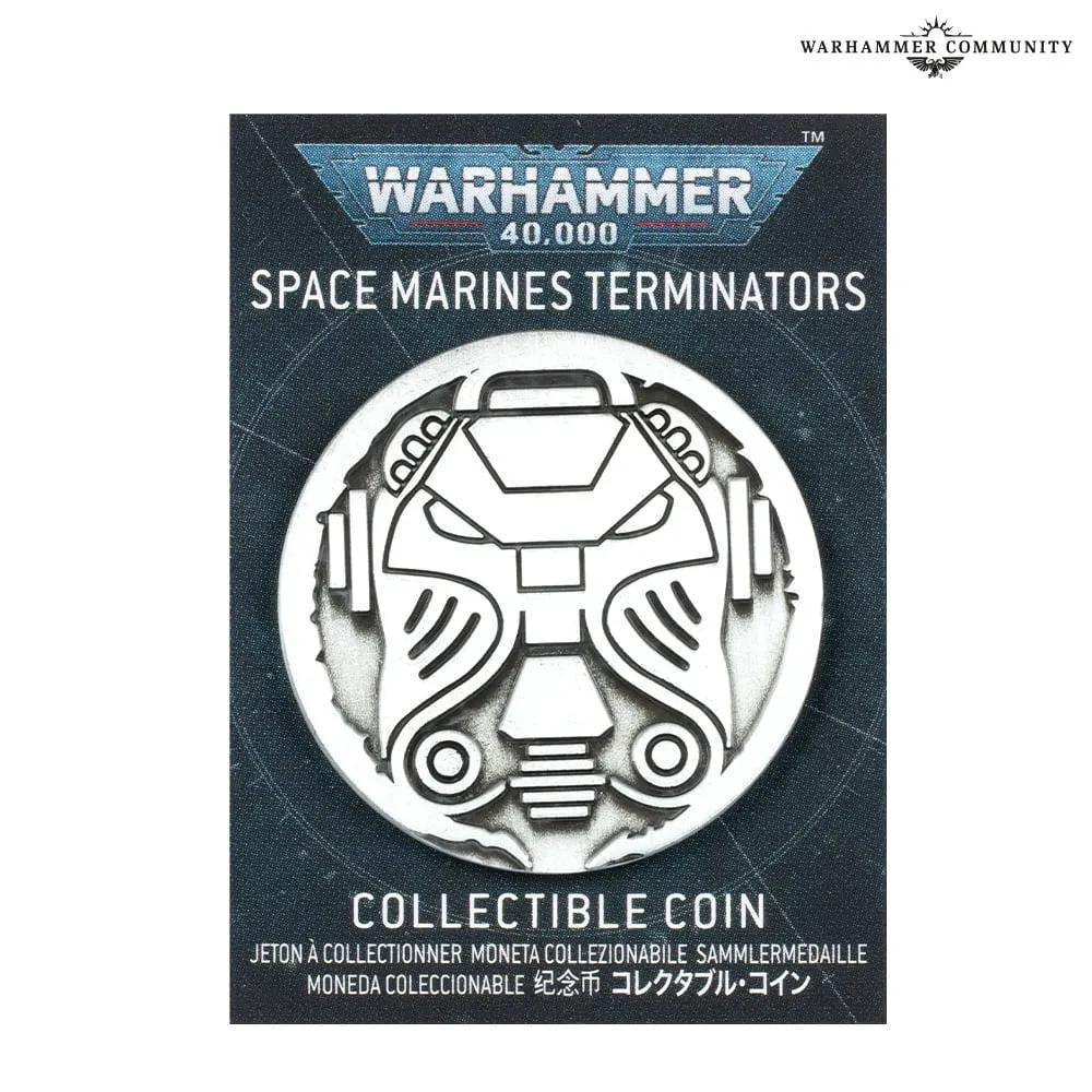 Space Marines Terminators collectable coin