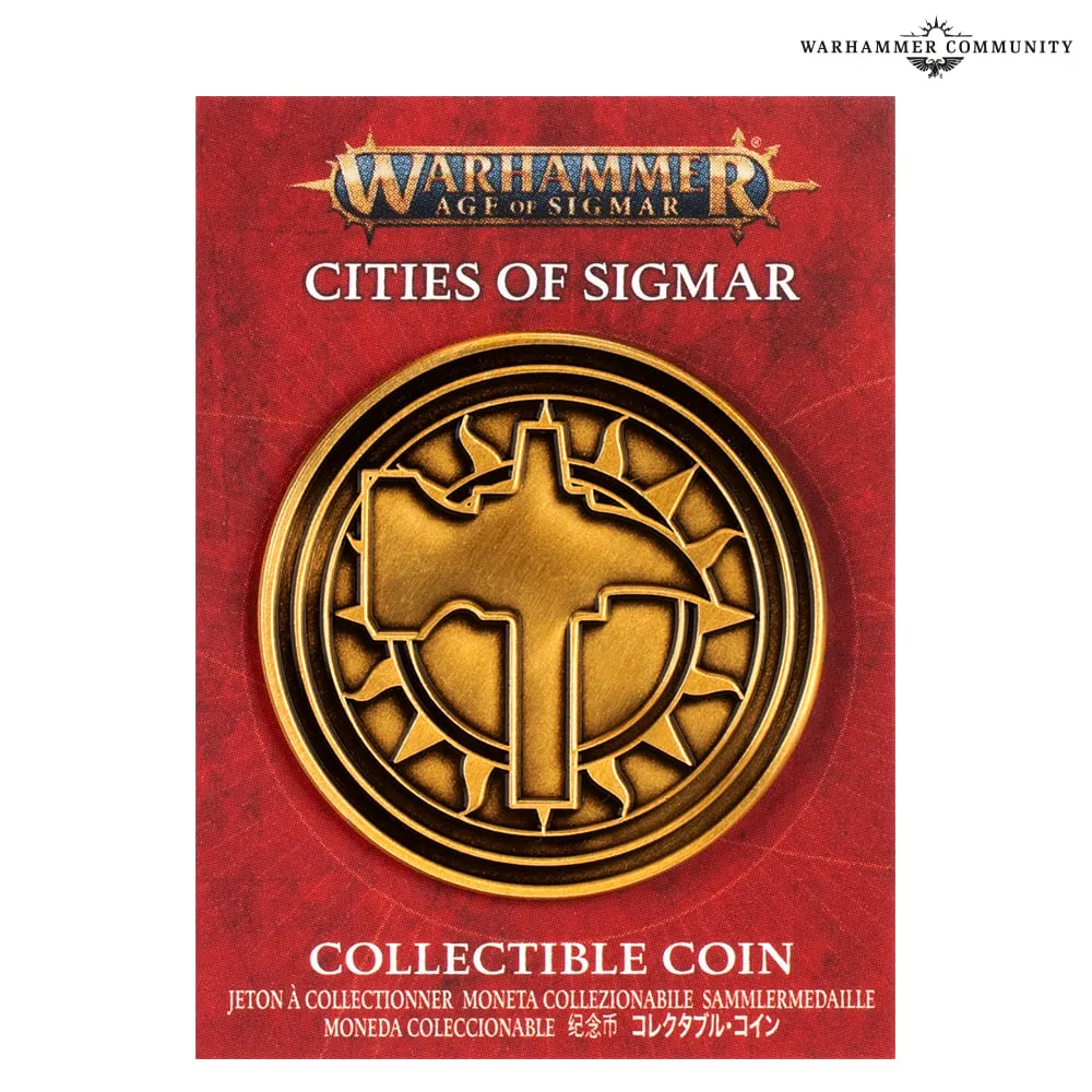 Cities of Sigmar collectable coin