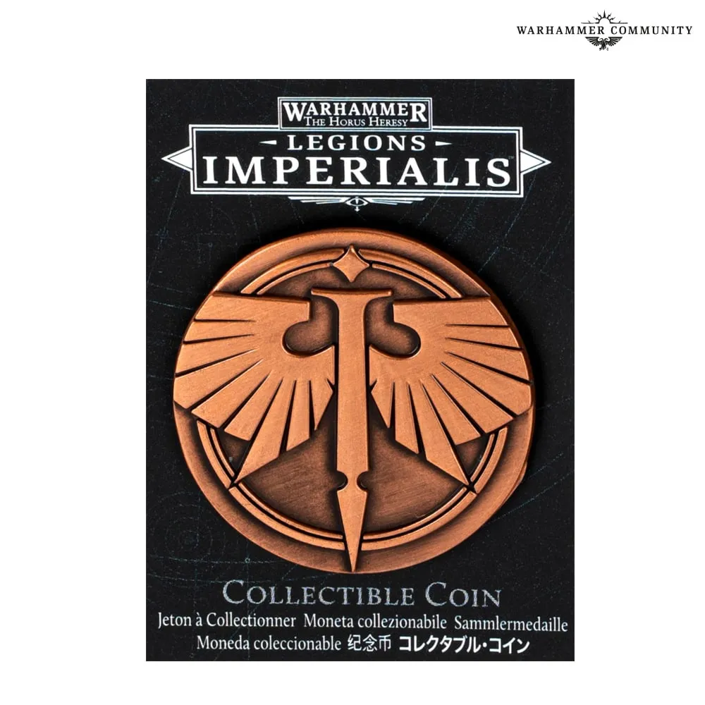 Legions Imperialis collectable coin