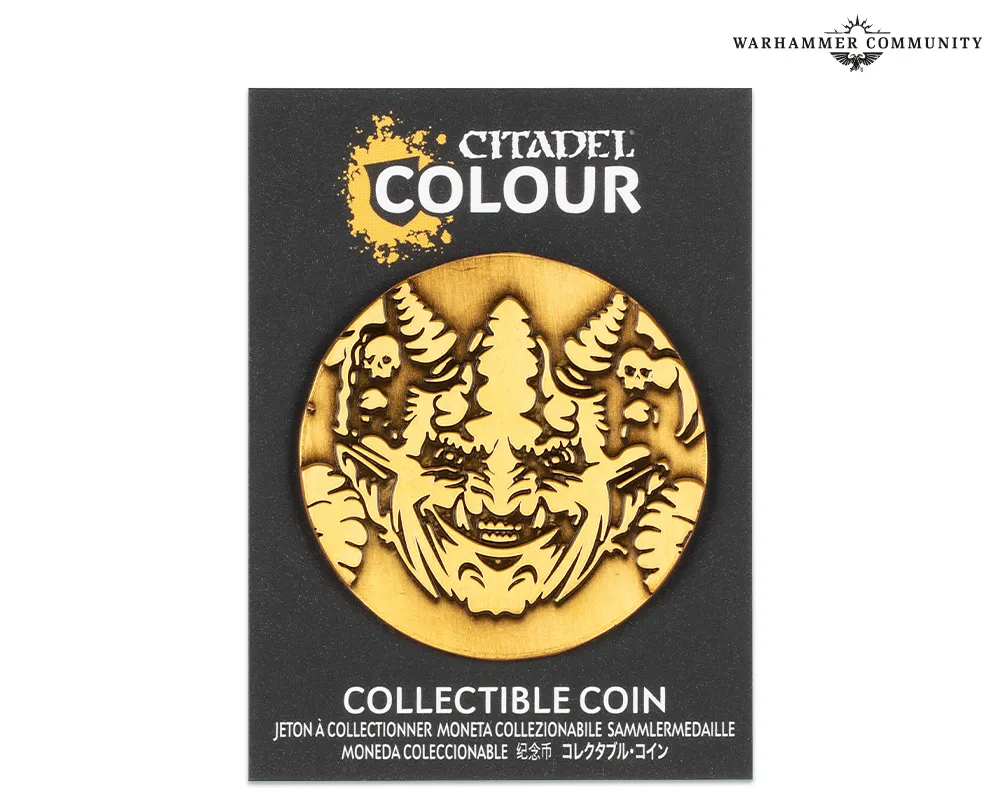 Golden Demon collectable coin