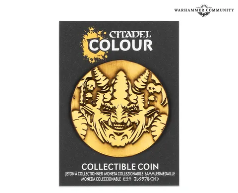 Golden Demon collectable coin