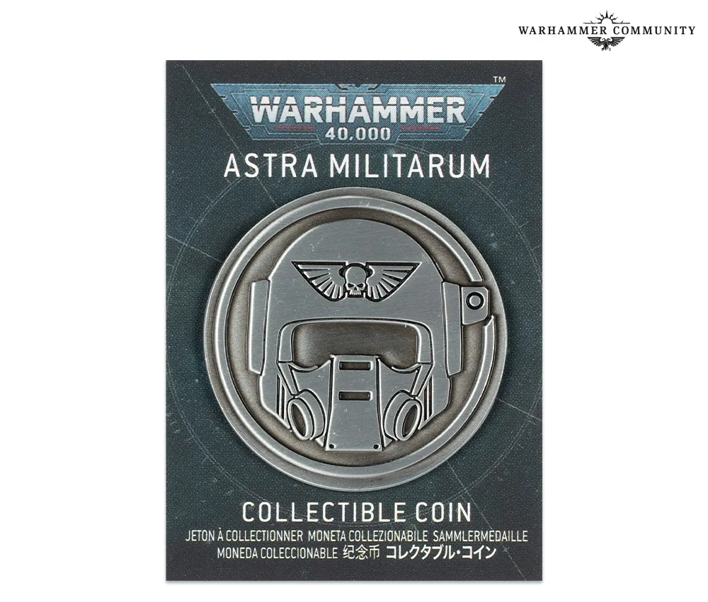 Astra Militarum collectable coin