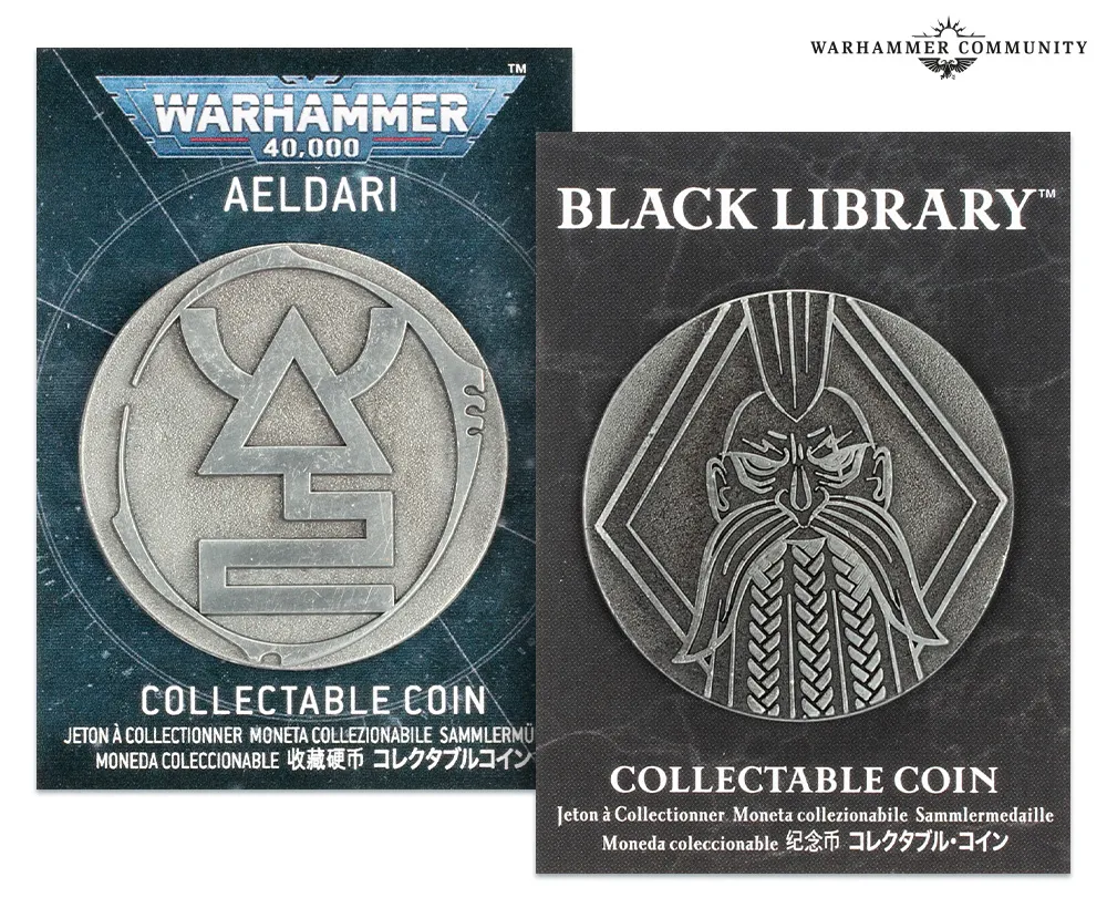 Aeldari collectable coin