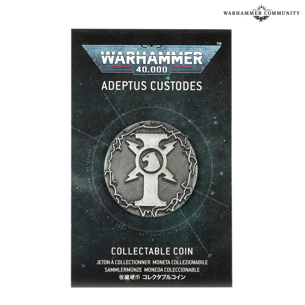 Adeptus Custodes collectable coin